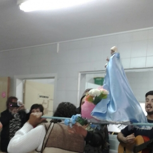 Procesión de nuestra Madre en el Hospital del Niño Jesús de Tucumán