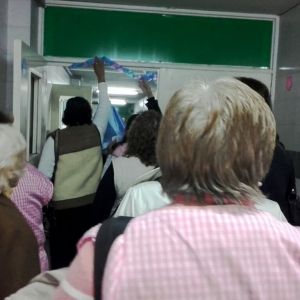 Procesión de nuestra Madre en el Hospital del Niño Jesús de Tucumán