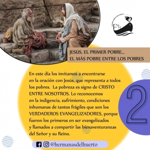 14 DE NOVIEMBRE  V JORNADA MUNDIAL DE LOS POBRES