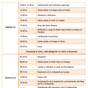 Encuentro de referentes de la Familia Gianellina en Pergamino