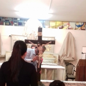 Viernes Santo en el Hospital de Niño Jesús