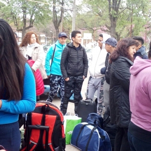 Delegación de Huerto y Gianelli Jujuy partiendo - InterHuerto 2017