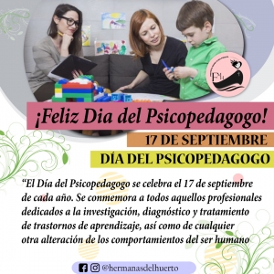 17 DE SEPTIEMBRE: DÍA DEL PSICOPEDAGOGO