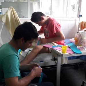 Novena de la Virgen del Huerto en el Hospital del Niño Jesús