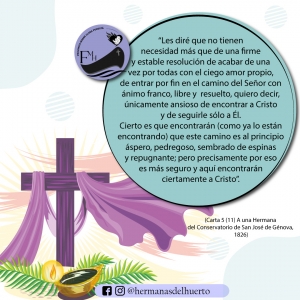 I REFLEXIÓN GIANELLINA PARA EL TIEMPO DE CUARESMA  RENUNCIA AL AMOR PROPIO