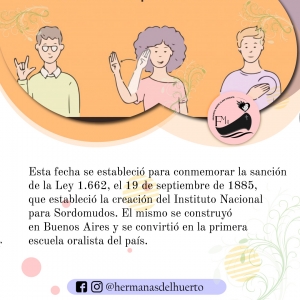 19 DE SEPTIEMBRE: DÍA NACIONAL DEL SORDO