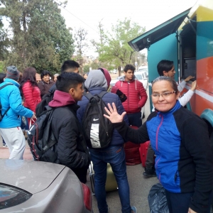 Delegación de Huerto y Gianelli Jujuy partiendo - InterHuerto 2017