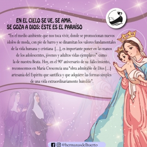 20 DE MAYO DE 1932: FALLECIMIENTO DE LA BEATA MARÍA CRESCENCIA PÉREZ