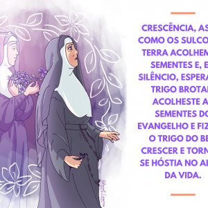 ANGÉLICA... CRESCÊNCIA... FILHA DE MARIA... VIOLETA DO SENHOR...