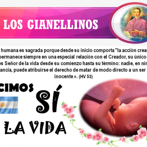 LOS GIANELLINOS DECIMOS SI A LA VIDA